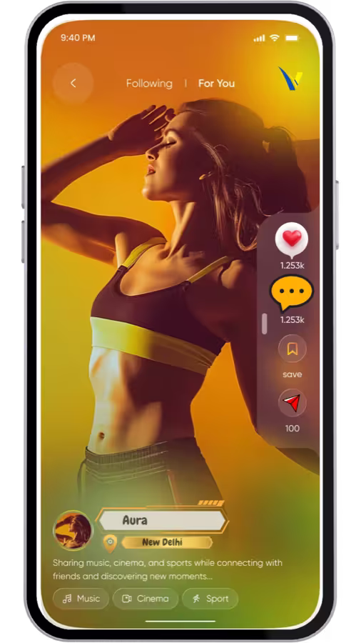 Cloutaura mobile app creator campaign screen